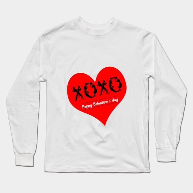 Happy Valentine’s day Long Sleeve T-Shirt by mangro